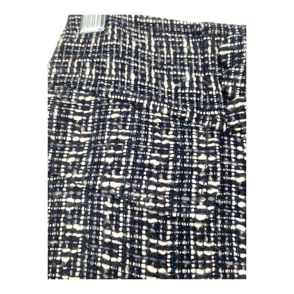 Ann Taylor Black White‎ Tweed Cotton Blend Lined Skirt Size 2 - Picture 3 of 8